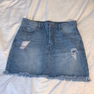 forever 21 jean skirt